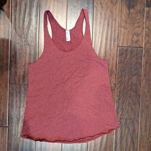 Red American Apparel Racerback tank top